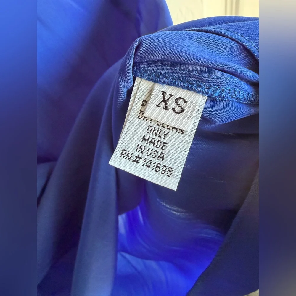 Ramy Brook Royal Blue Halter Blouse 
Women’s Size: XS - Picture 7 of 7